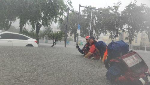 暴雨救援,众志成城，共筑生命防线